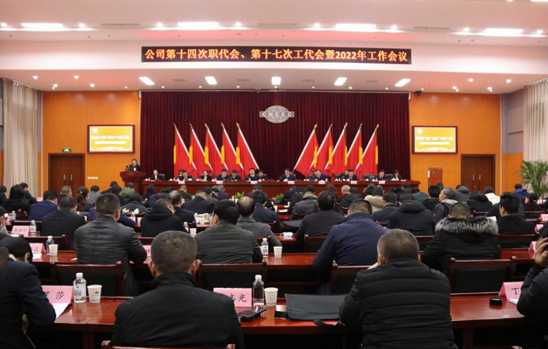 公司召開(kāi)第十四次職代會(huì)、第十七次工代會(huì)暨2022年工作會(huì)議